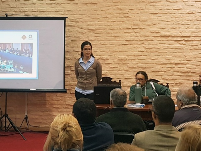 Presentation of study on children transport on motorcycles at the National Congress of Town Councilors and MontevideoÂ´s Municipal Board