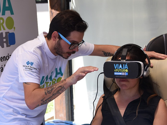 Travel to the Future, Safely: Raising Awareness through a Virtual Experience