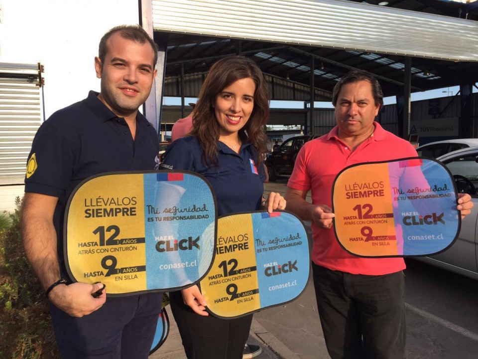 The Fundación Gonzalo Rodríguez supported the new child seats act in Chile