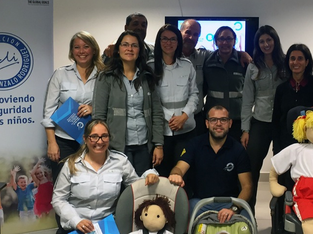 Training on Child Restraint System for Canelones Traffic Inspectors