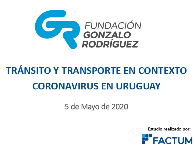 Tránsito y transporte en contexto de Coronavirus en Uruguay (2020)