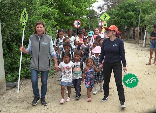 Segunda etapa del proyecto Sendero Escolar Seguro